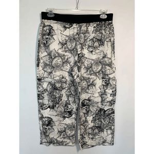 Chico's Linen Pull On Elastic Waist 20" Inseam Capri Pant